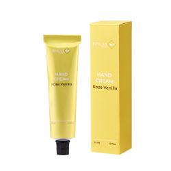  Зволожуючий та живильний крем для рук Rose Vanilla ТМ Epilax Silk Touch 50 мл