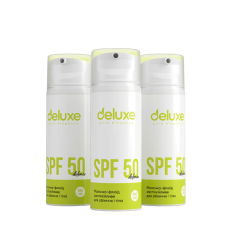 SPF 50 Молочко-флюїд заспокійливе для обличчя і тіла deluxe