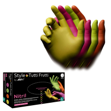 Рукавички нітрилові, AMPri Style Tutti-Frutti (96шт / 48 пар), 4 кольори Рукавички нітрилові, AMPri Style Tutti-Frutti (96шт / 48 пар), 4 кольори