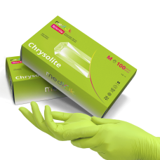 Рукавички нітрилові, mediOk CHRYSOLITE (100 шт./50 пар) Рукавички нітрилові, mediOk CHRYSOLITE (100 шт./50 пар)