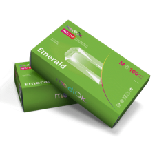 Рукавички нітрилові mediOk EMERALD, (100 шт / 50 пар), зелені Рукавички нітрилові mediOk EMERALD, (100 шт / 50 пар), зелені