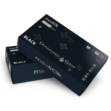 Нітрилові рукавички Diamond Grip Black (чорні)