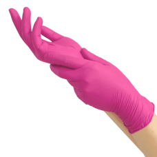 Рукавички нітрилові, mediOk MAGENTA (100 шт / 50 пар), рожеві Рукавички нітрилові, mediOk MAGENTA (100 шт / 50 пар), рожеві
