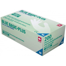 Рукавички нітрилові, AMPri Blue Basic-Plus (200шт), сині Рукавички нітрилові, AMPri Blue Basic-Plus (200шт), сині