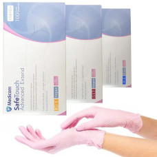 Рукавички нітрилові (рожеві) SafeTouch Extend Pink MEDICOM 3,8 г